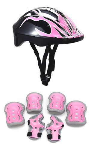 Juego 7 Rodilleras Y Coderas Para Casco Seguridad Para Niños