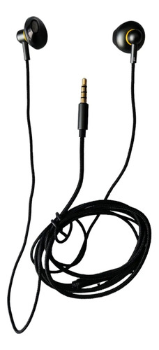 Audífonos Manos Libres Tm Cable Silicona Conexión 3.5mm P13 Color Negro