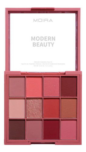 Moira Paleta Sombras Para Ojos 12 Tonos Mate Larga Duracion Sombra Modern Beauty