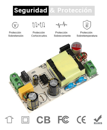 Led Driver 60w Transformador Para Tiras Luces Y Lámpara