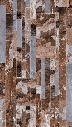 Imagen 2 de 5 de Ceramicas De Pared Lourdes Muro Piedra Simil Laja 31x53 1ra