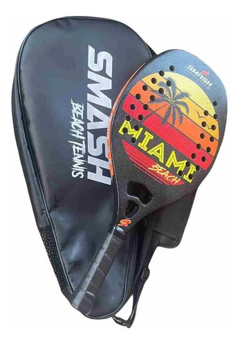 Smash Beach Tennis Paddle Miami Raqueta D. In Funda