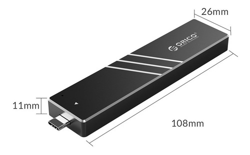 Caja Nvme M.2 Ssd, Carcasa De Aleación De Aluminio, Capacida