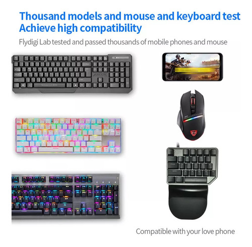 Hyt. Versão Global: Conversor De Teclado E Mouse Fdg