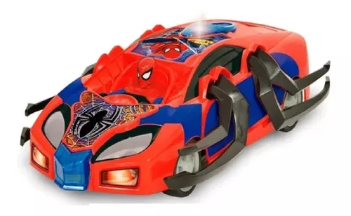 Coche de radio control del Spiderman que podrás dirigir doble dirección y  girar a ambos lados.
