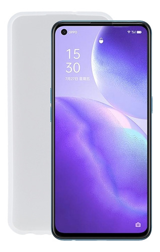 Funda De Teléfono Tpu Blanca Transparente Para Oppo Find X3