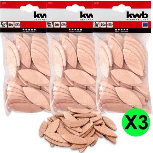 Galletas Kwb Tarugo Plano Engalletadora 23x4 19x4 15x4 X 150