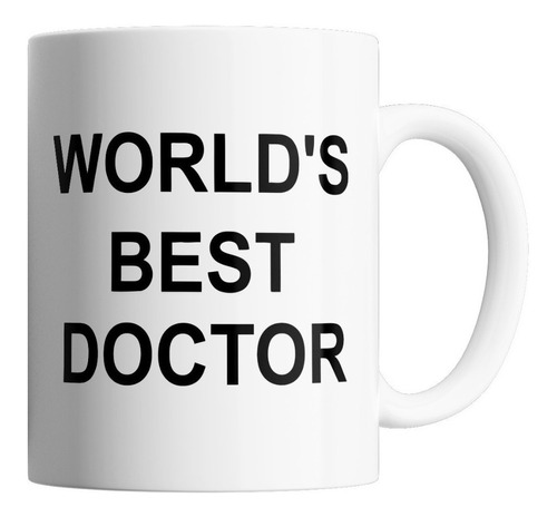 Tazón - Taza De Ceramica - World's Best Doctor