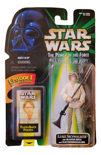 Star Wars Potf Green Card Flashback Photo, Luke Skywalker