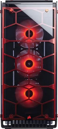Corsair Crystal 570x Rgb Red Torre Para Computador Pc Case