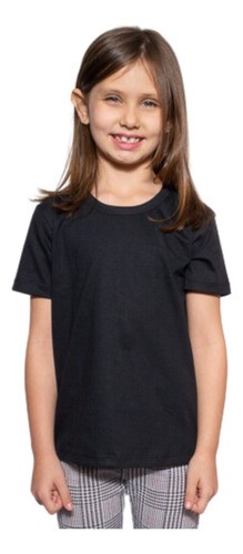 Camiseta Infantil Menina 100% Algodão Manga Curta