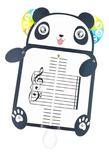 Tablero De Lectura Musical, Tablero De Forma De Panda