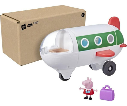 Juguete Peppa Pig Avión Air Peppa Con Ruedas Y Figura