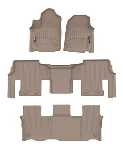 Tapetes Weathertech Grand Wagoneer 2022+ 8pas 1ra+2da+3ra F