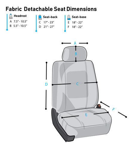 Juego De Fundas De Asiento De Coche Ajuste Universal
