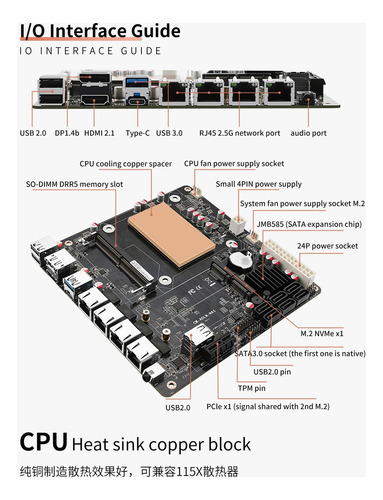 Hkuxzr N100 Projeta Industrial Nas 4 Cores 4 Transelhos Proc