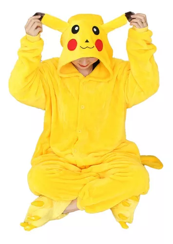 Pijama Macacão Pikachu Pokemon Unicórnio Rosa Envio Rápido