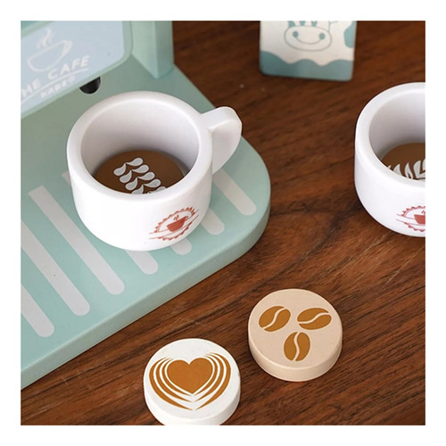 Máquina De Café Infantil De Madera, Juego De Rol, Juego De R