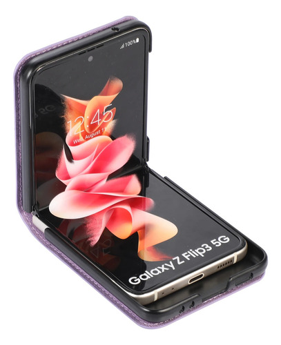 Funda Delgada De Cuero De Lujo For Samsung Galaxy Z Flip 6