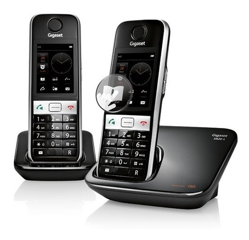 Telefono Inalámbrico Dect Touch Gigaset S820a Duo