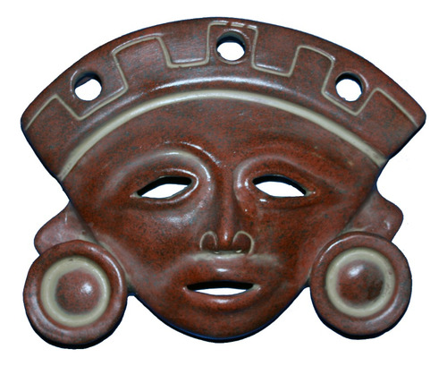 Máscara Orejona Teotihuacana / Hecho En México / Barro