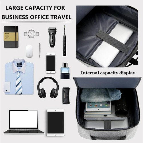 Tf Mochila De Negocios Impermeable Para Hombre, Mochilas