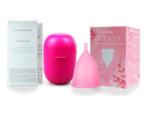 Copa Menstrual Copa Uy Habilitada Msp + Vaso Esterilizador 