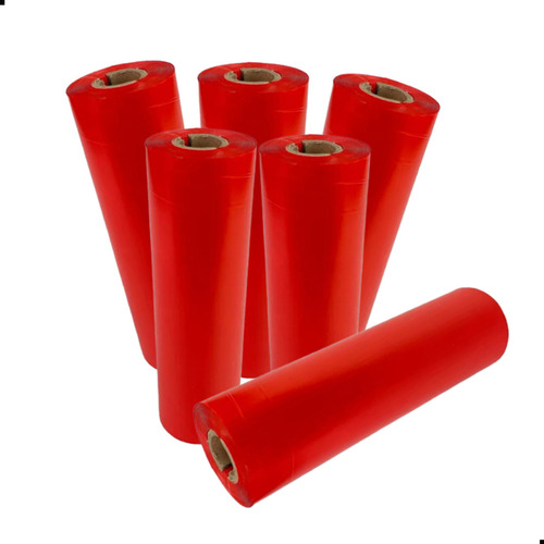 Ribbon Misto 110x74 Metros ( Cera / Resina ) Vermelho