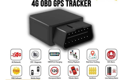 Melhor Rastreador Carro Obd Gps Tracker + Chip M2m + App