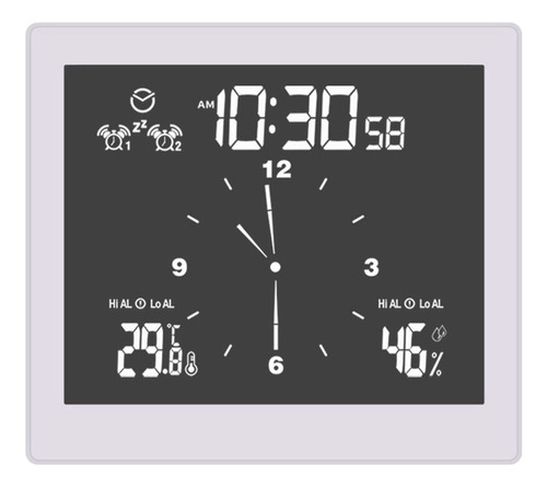 Reloj Digital Lcd For Baño, Ducha, Termómetro Y