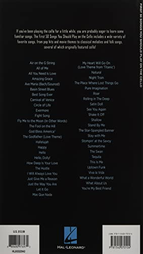 Las Primeras 50 Canciones Que Deberías Tocar En Violonchelo: