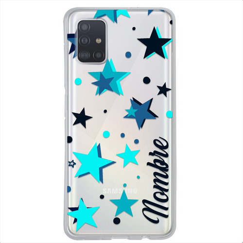 Funda Para Galaxy Estrellas Personalizada Con Tu Nombre
