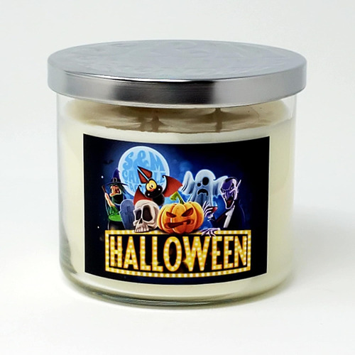 Vela De Halloween ~ Happy Halloween ~ Trick Or Treat Vela Pe