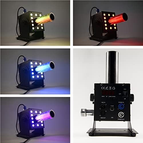 Máquina De Chorro De Co2 Digital 12 Led Rgb Co2 Fogger Cañón