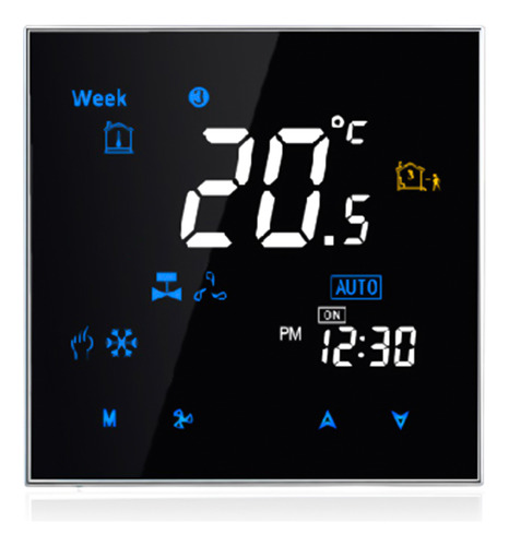 Termostato Inteligente De Temperatura Programable De Cuatro