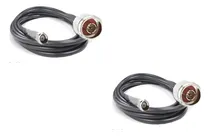 Comprar 2 Cabos Descida Celular Rgc 58 15 Mts C\u002F Conectores Premium