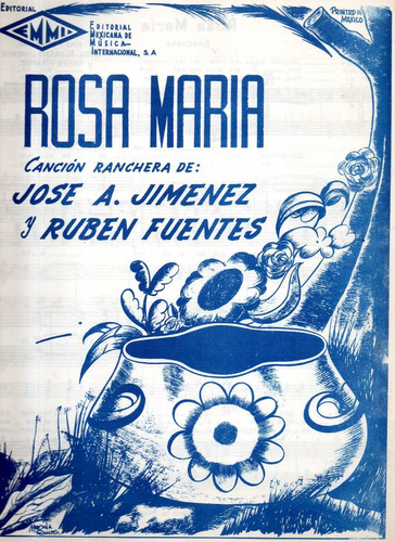 Rosa María Jose A. Jimenez Y Ruben Fuentes Partitura