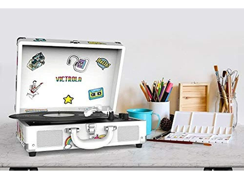 Victrola Vsc-400sb-cnv Bluetooth Maleta Tocadiscos Lona Con