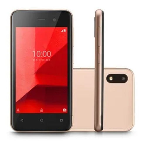 Smartphone Multilaser E Lite Dourado 4  16gb 5mp Android 8.1