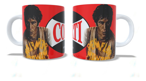 Taza - Tazón De Ceramica Carlos Monzon Corti Boxeo 4k Art 01