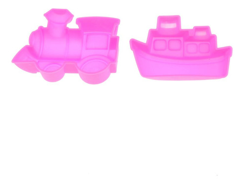 6pcs De Arena Arcilla Modelo De Rastricllo Barco Tren