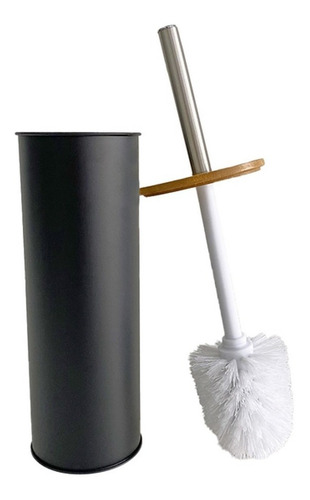 Imagen 7 de 10 de Set De Baño Estilo Nórdico 6 Piezas Madera Y Plástico