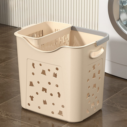 Cesta De Plástico Para Ropa Sucia, Baño, Dormitorio