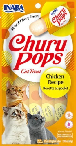 Cat Snack Churu Pops Pollo - Unidad a $3875