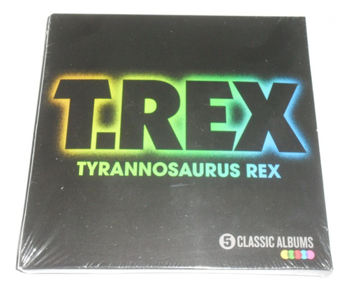 Box T. Rex - 5 Classic Albums (europeu 5 Cd's) Lacrado