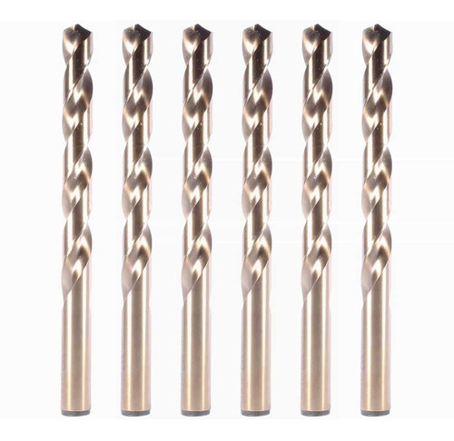 6 Brocas De Cobalto 1/2 X 4-1/2 X 6 Pulgadas Viking