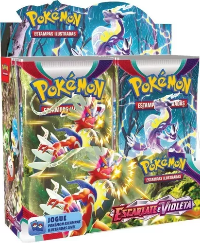 Box Booster Pokémon Copag Obsidiana Em Chamas 36 Pacotes