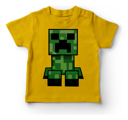 Playera Para Niños De Creepe De Minecraft