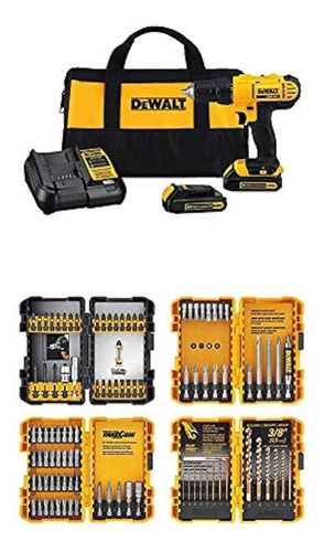 Kit De Taladro / Destornillador Inalambrico Dewalt 20v Max