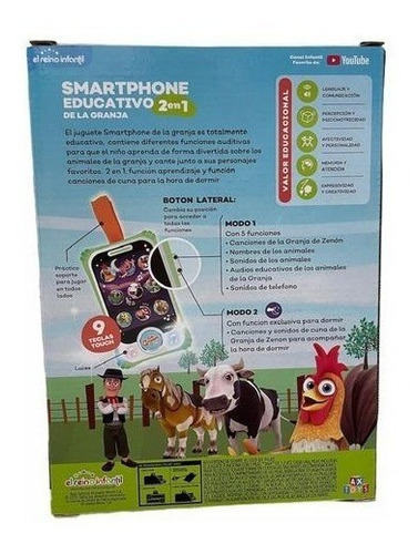 Imagen 2 de 2 de Telefono Smartphone La Granja De Zenon Original Ls009